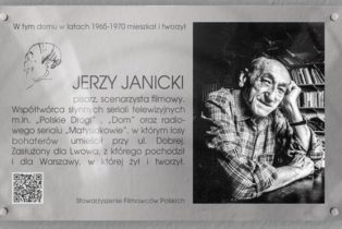 Odsłonięcie ławeczki Jerzego Janickiego